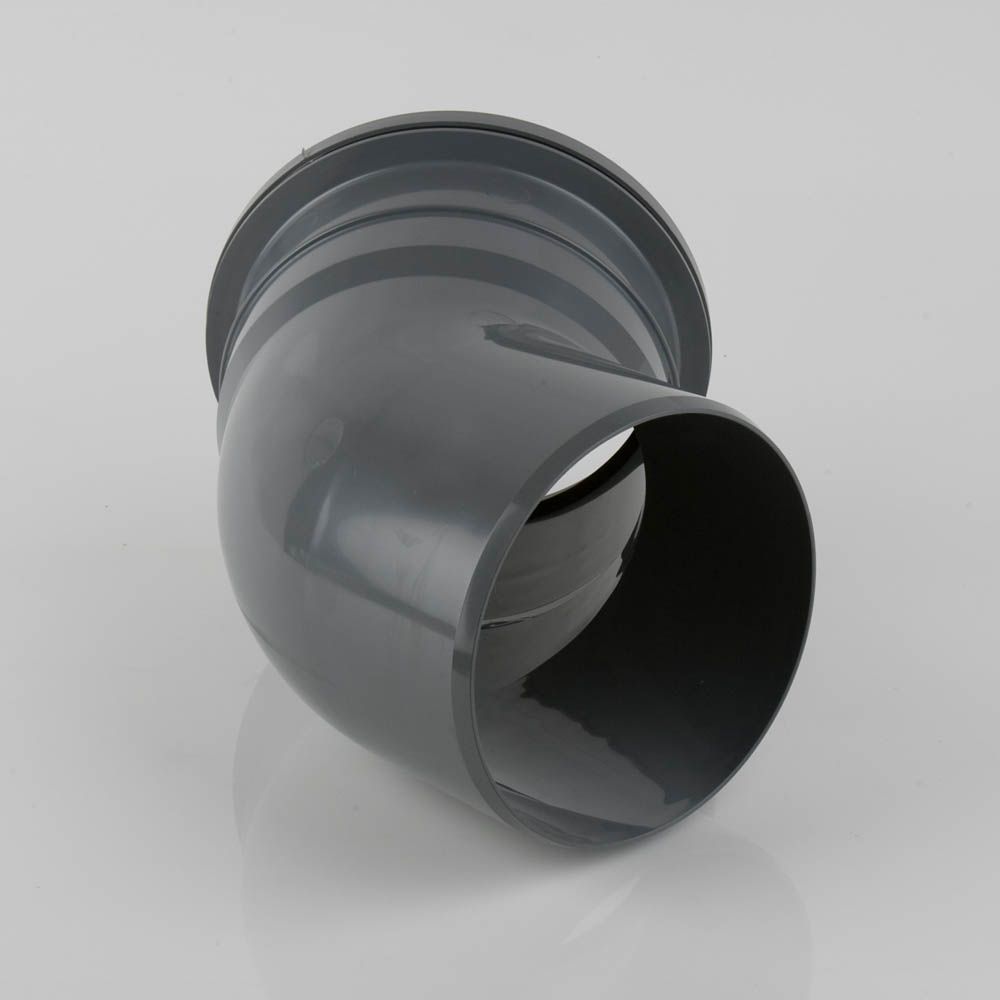 BS422G - Soil 110mm 135 Deg D/P Bend Grey - Image 1
