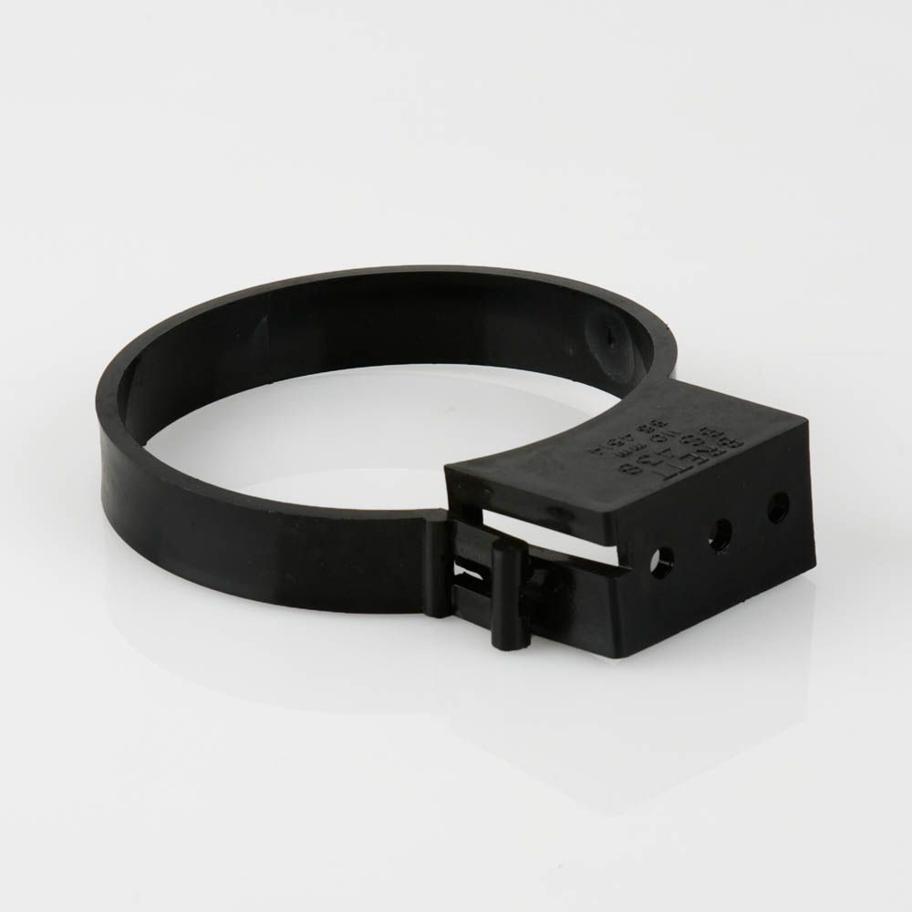 BS438B - 110mm Single Fix P&F Bkt Black - Image 1