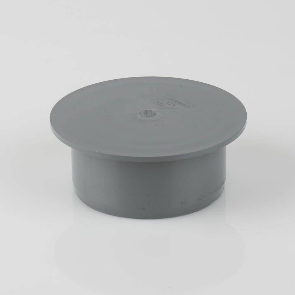 BS439G - 110mm Socket Plug - Grey - Image 1