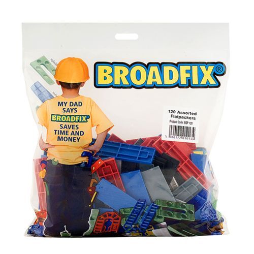 Broadfix Assorted Flat Packers Qty 120 (BSP120) - Image 1
