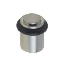 Frelan SN Floor mounted doorstop Satin Nickel - Image 1