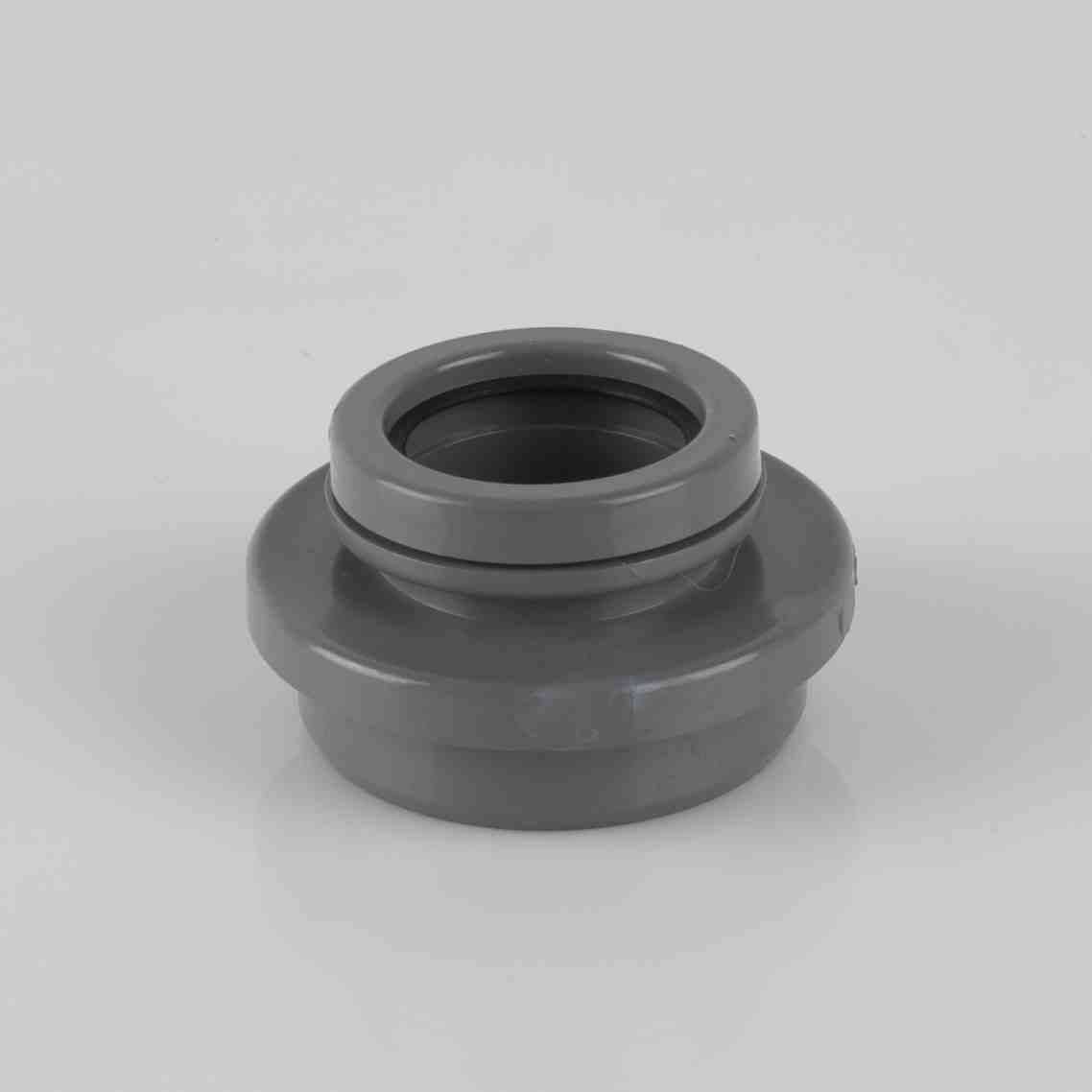 BW5G - 40mm Angled Waste Adaptor Grey - Image 1