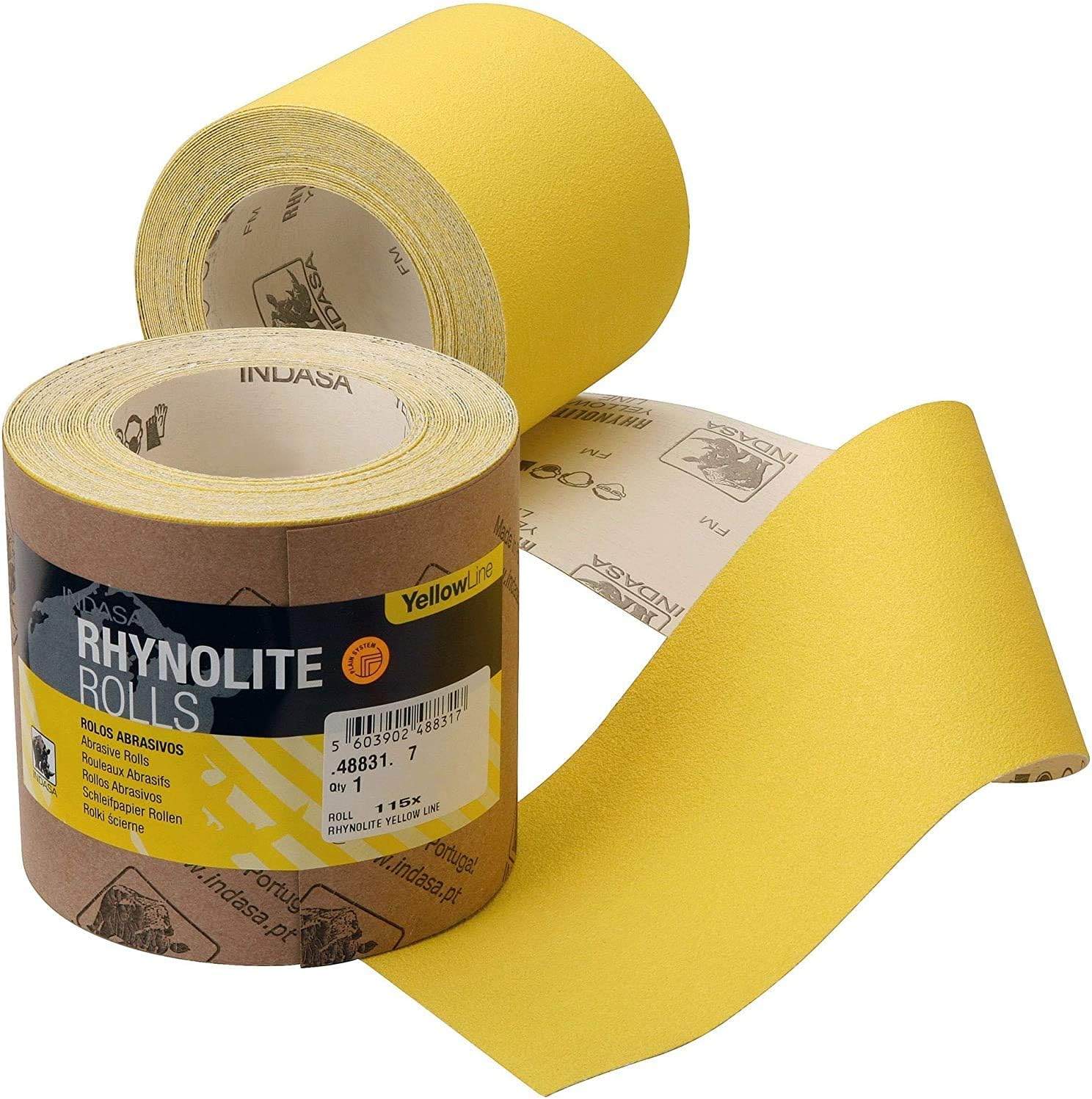 Rhynolite Yellowline Roll 115mm x 10m P240 - Image 1