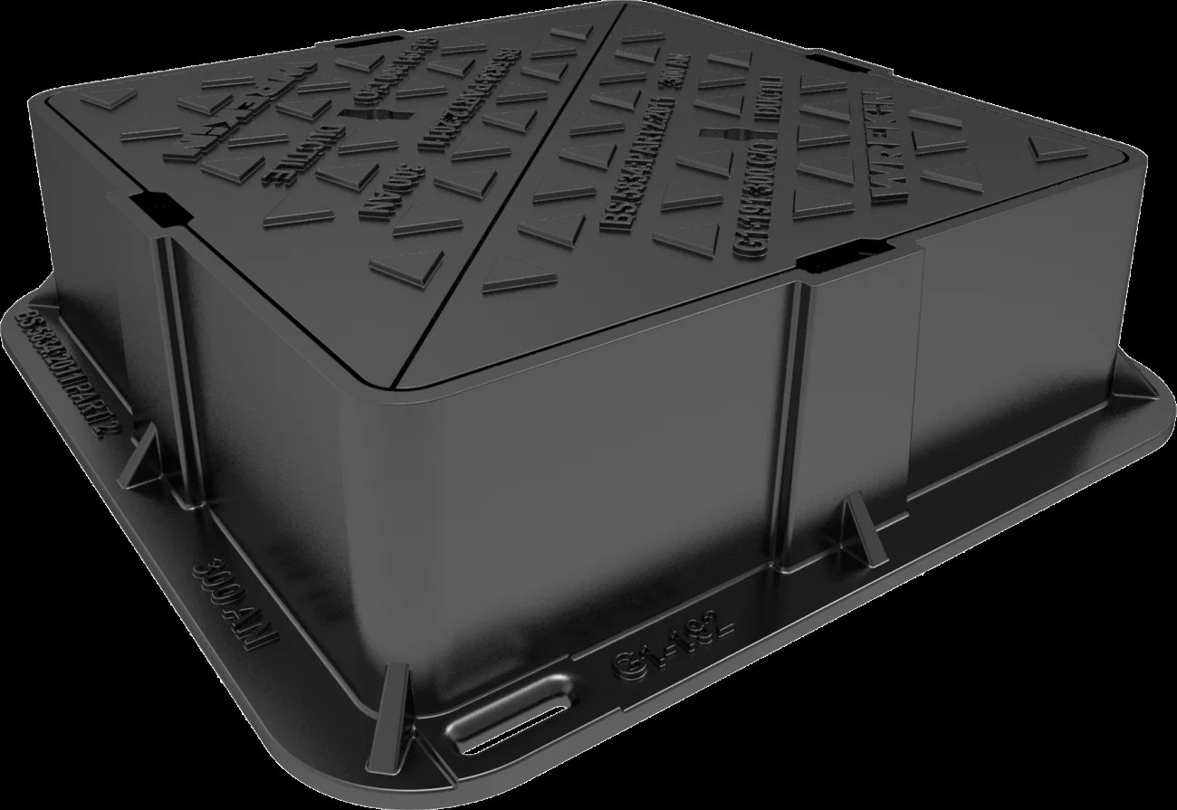 WREKIN Grade A Surface Box 300x300x100 D/Tri - Image 1
