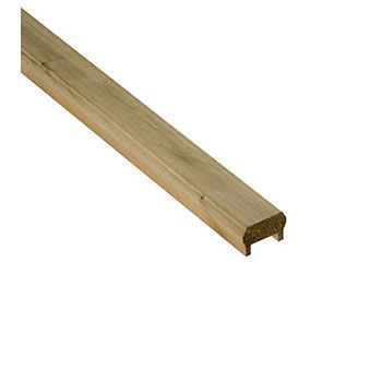 Cheshire Decking Rail Universal 2.4m Inc Fillet PEFC - Image 1