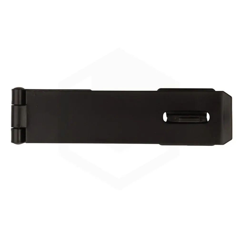 Hasp & Staple HS617 Black Japanned 6" PP - Image 1