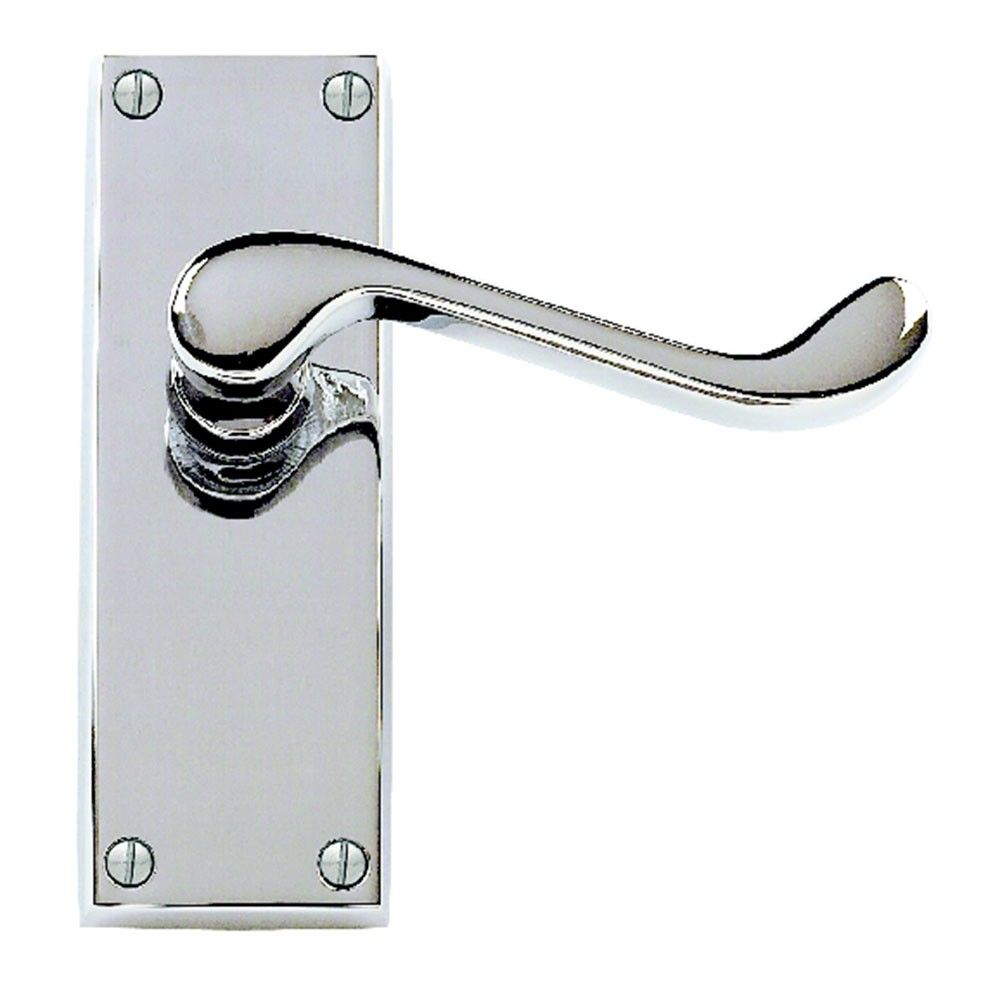 PCP Victorian Scroll Lever Latch Furniture - PRESTIGE Clam Packed - Image 1