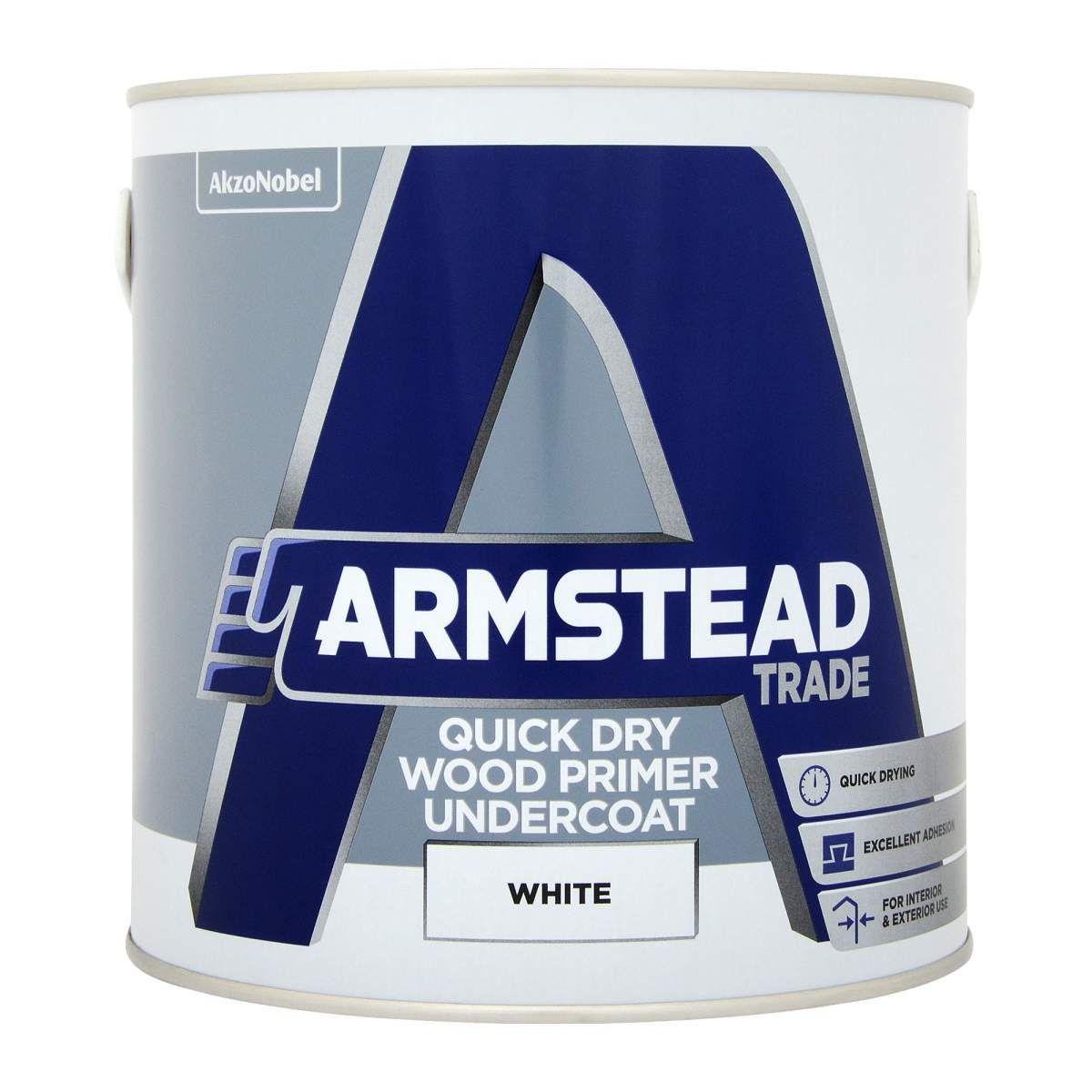 Armstead Trade Quick Dry Wood Primer Undercoat 2.5L - Image 1