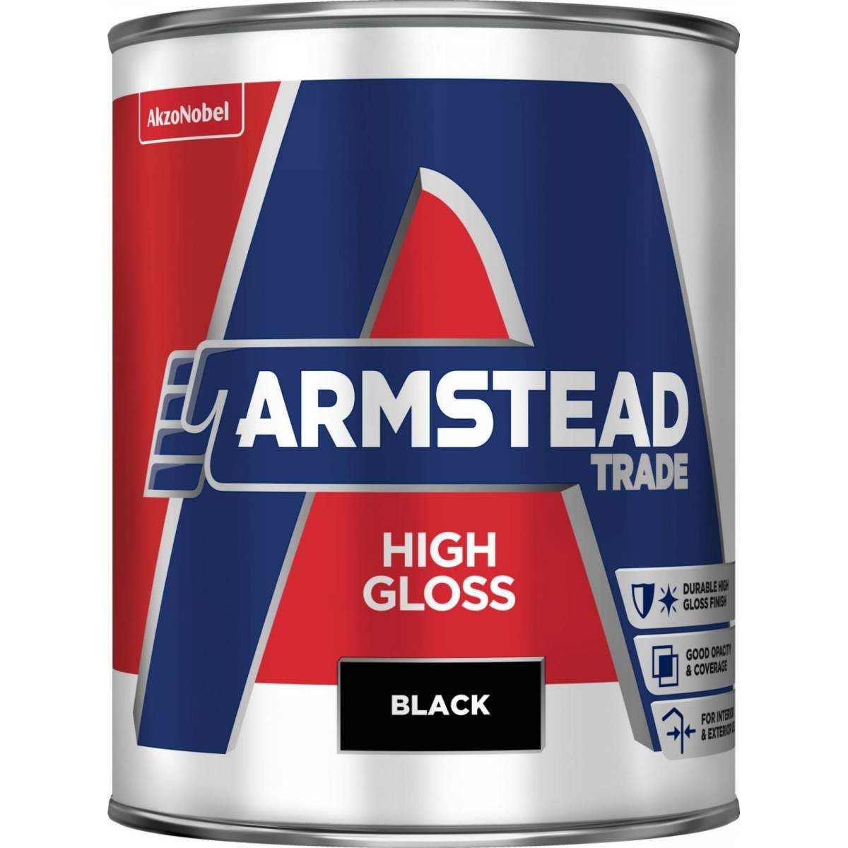 Armstead Trade High Gloss Black 1L - Image 1