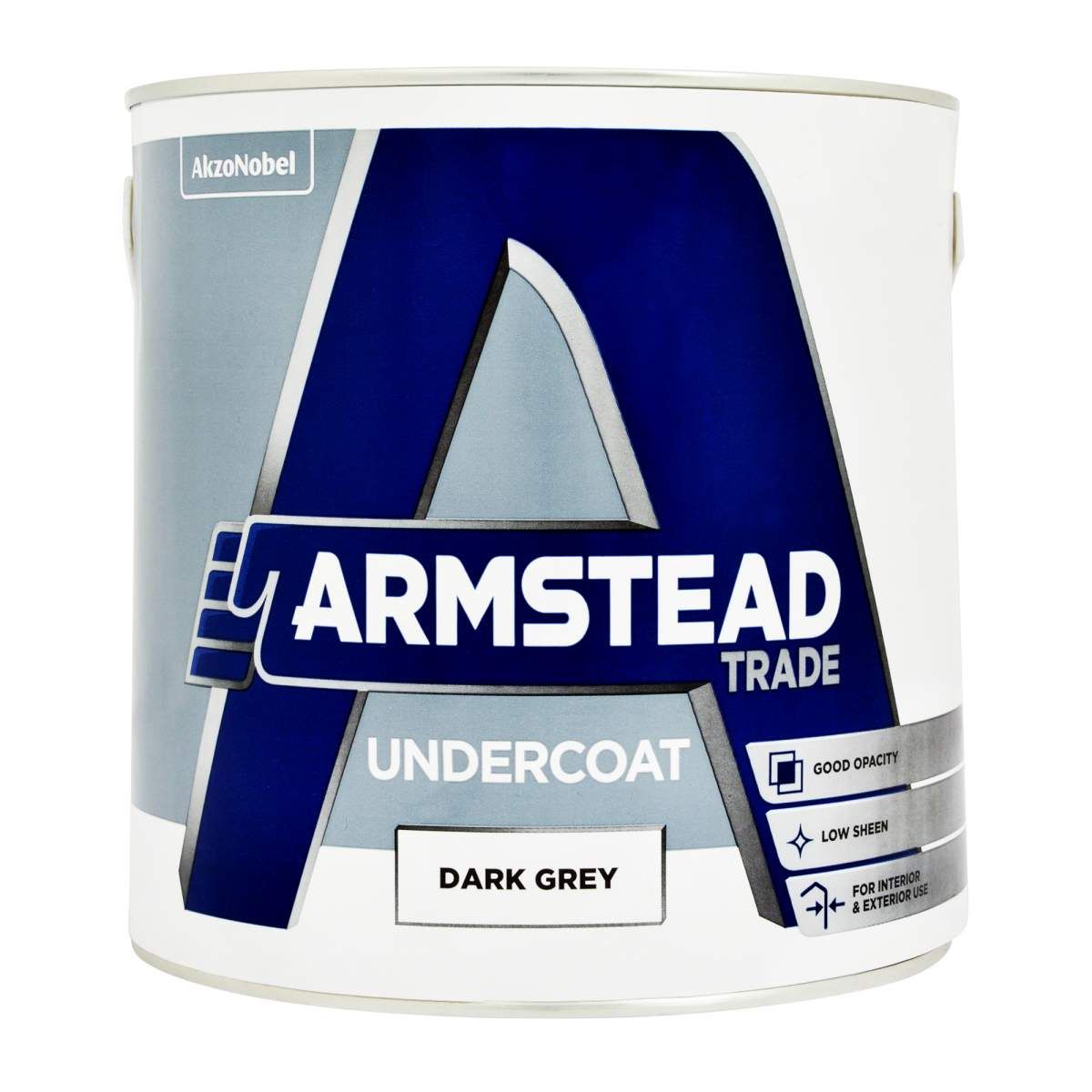 Armstead Trade Undercoat Dark Grey 2.5L - Image 1