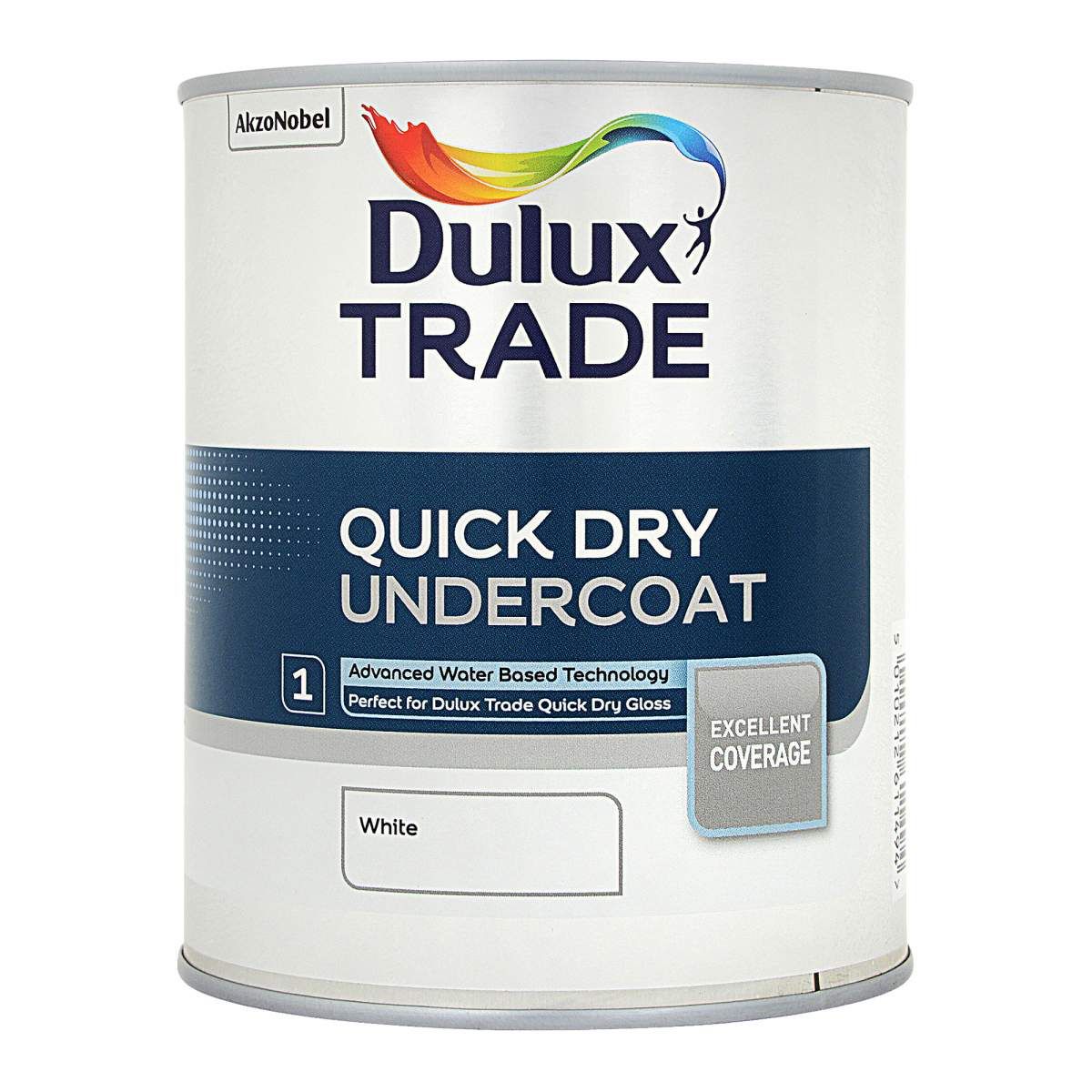 Dulux Trade Quick Dry Undercoat White 1L - Image 1