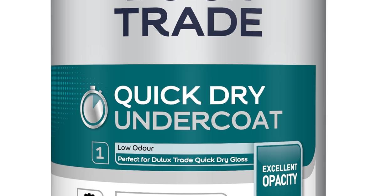 Dulux Trade Quick Dry Undercoat White 2.5L - Image 1