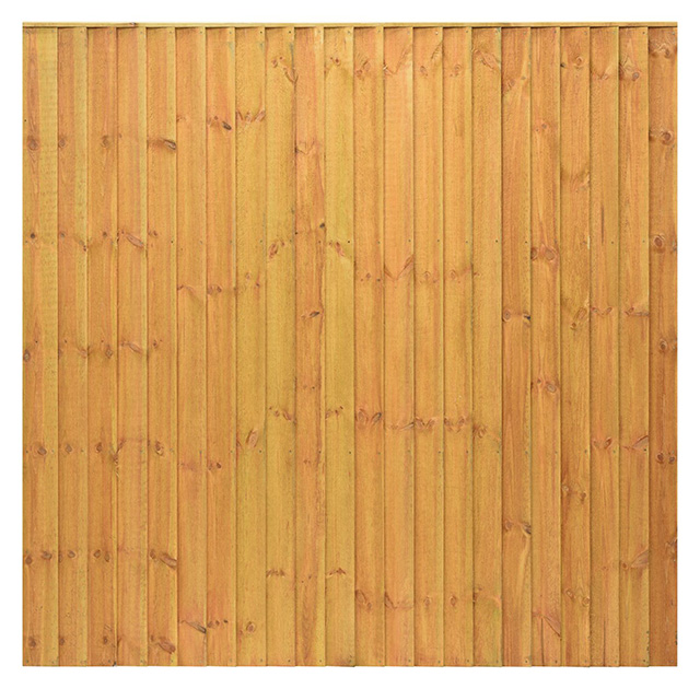 Grange Standard Featheredge Panel Golden Brown 1.5m - Image 1