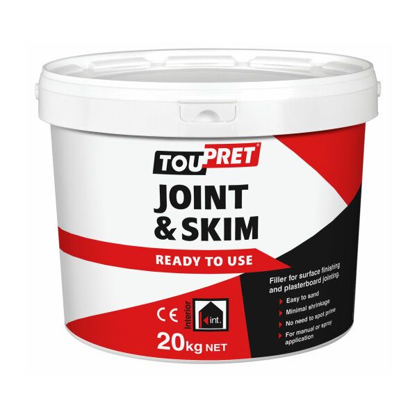 Toupret Joint & Skim Finishing Filler Ready To Use 20kg - Image 1