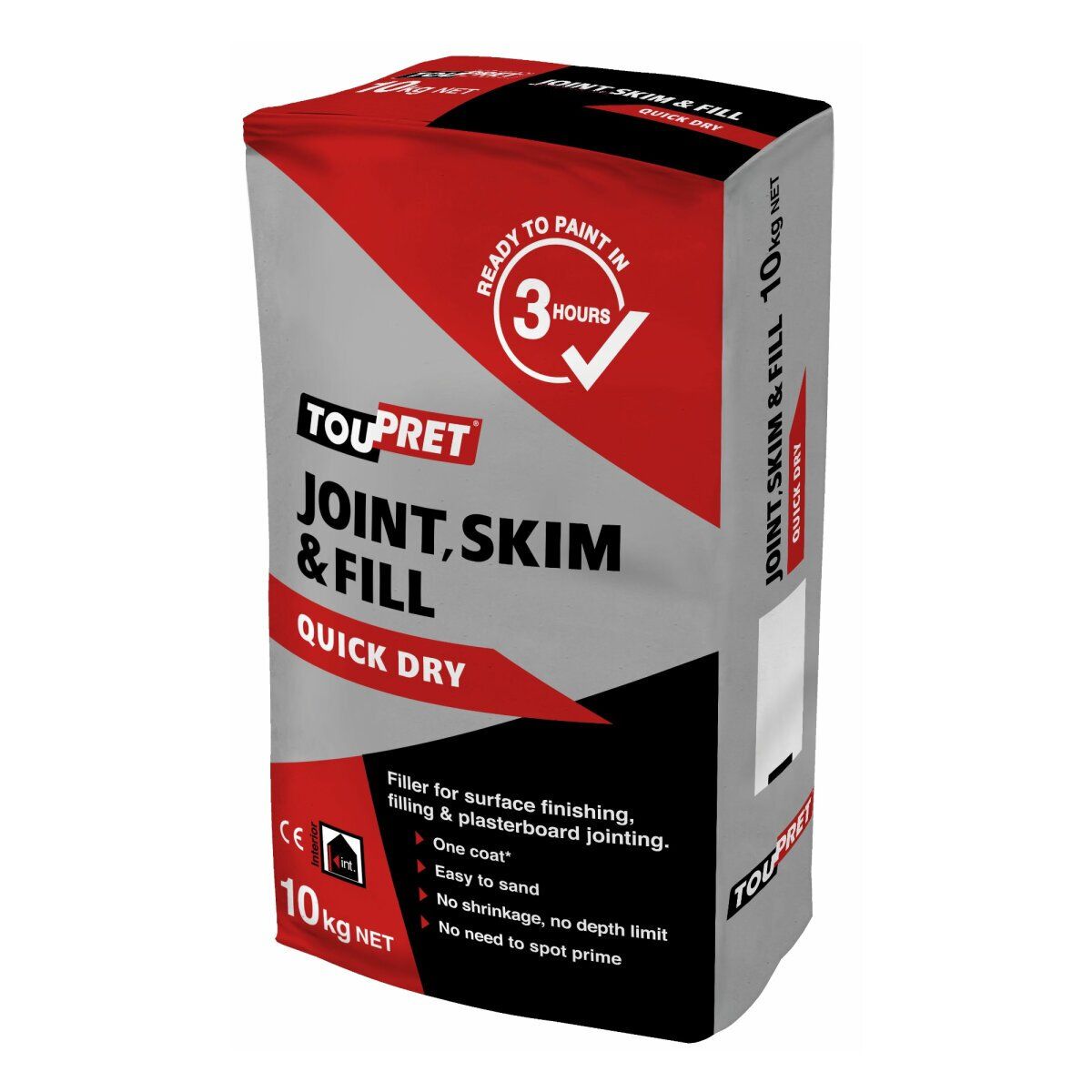Toupret Joint, Skim & Fill Quick Dry 10kg - Image 1