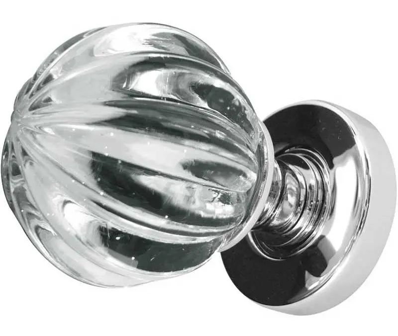 Frelan Pc Pumpkin Mortice Knob Polished Chrome - Image 1