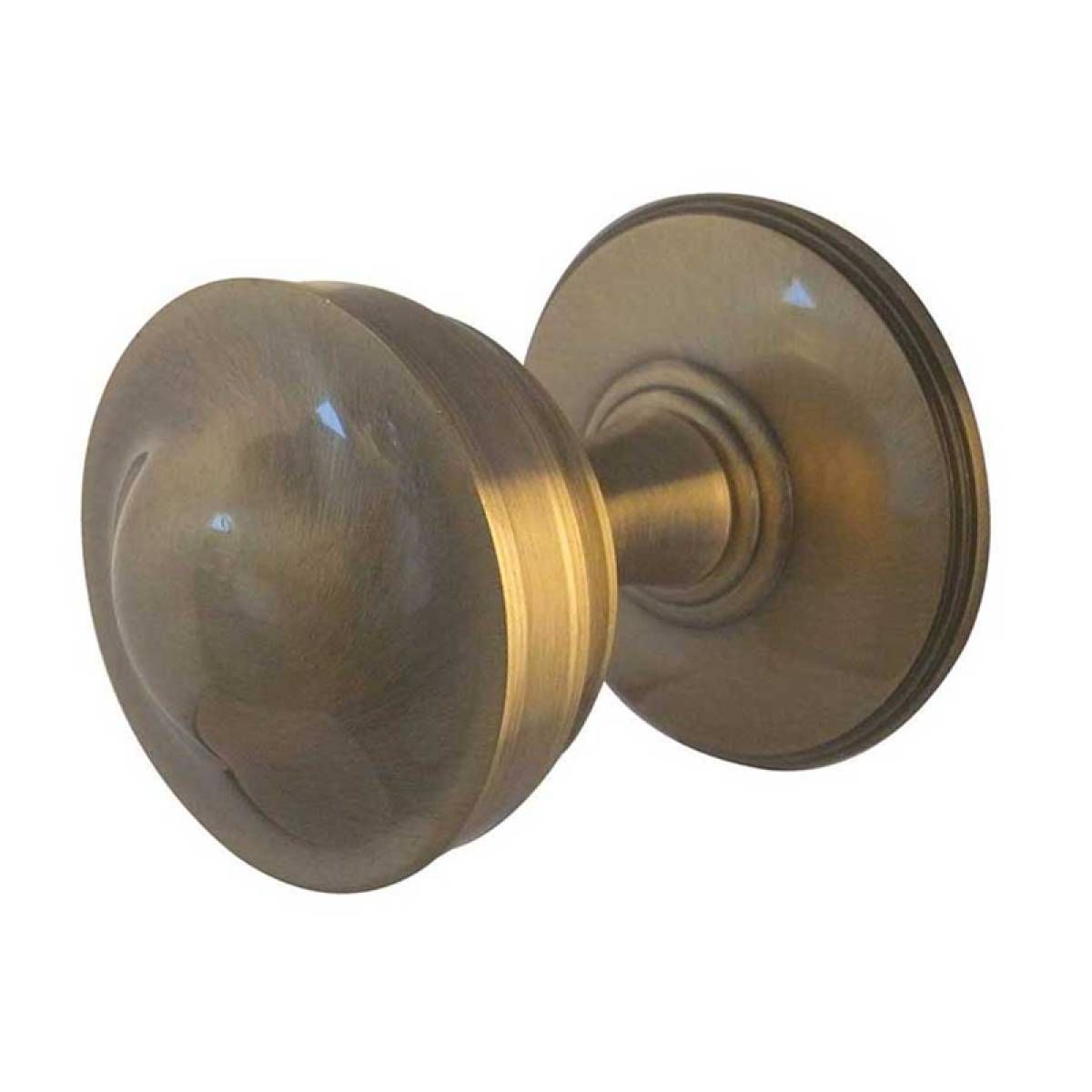Frelan Crown Mortice Knob Ab Antique Brass - Image 1