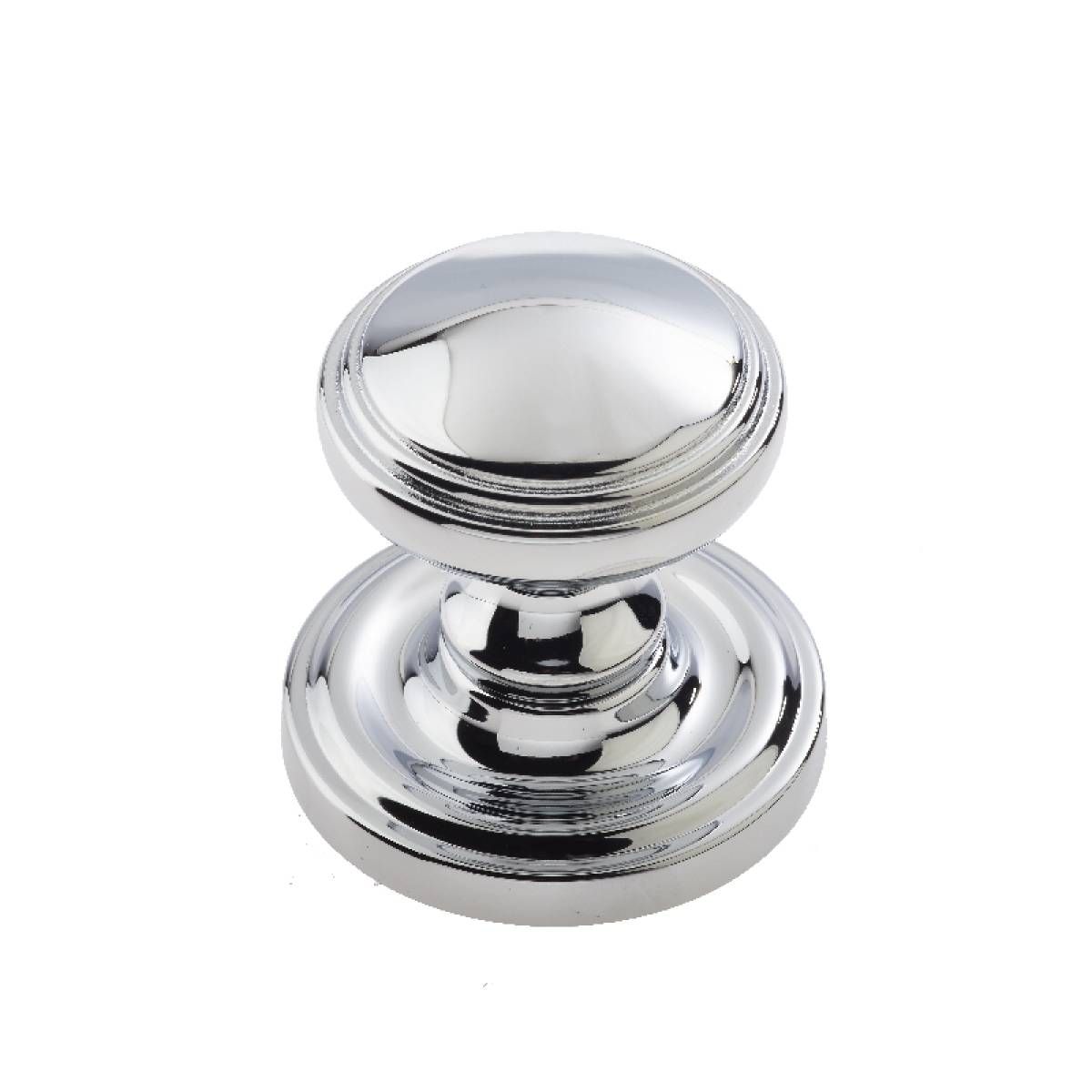Frelan Jvcp68 Lined Mortice Knob Polished Chrome - Image 1