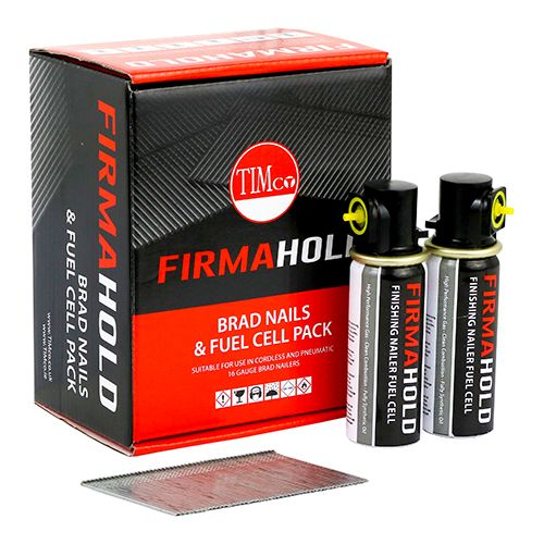 16x25 Firma Galv Straight Brad Nails (Box 2000+2 Fuel Cells) - Image 1