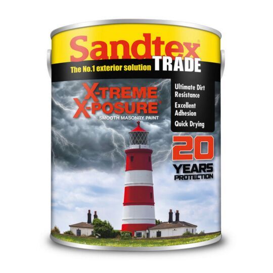 Sandtex Xtreme X-Posure Smooth Magnolia 5L - Image 1