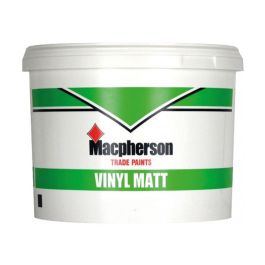 Macpherson Vinyl Matt Emulsion Magnolia 10L - Image 1