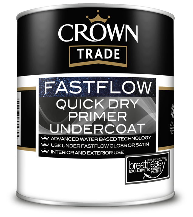 Crown Trade Fastflow Quick Drying Undrcoat Charcoal Grey 2.5 - Image 1