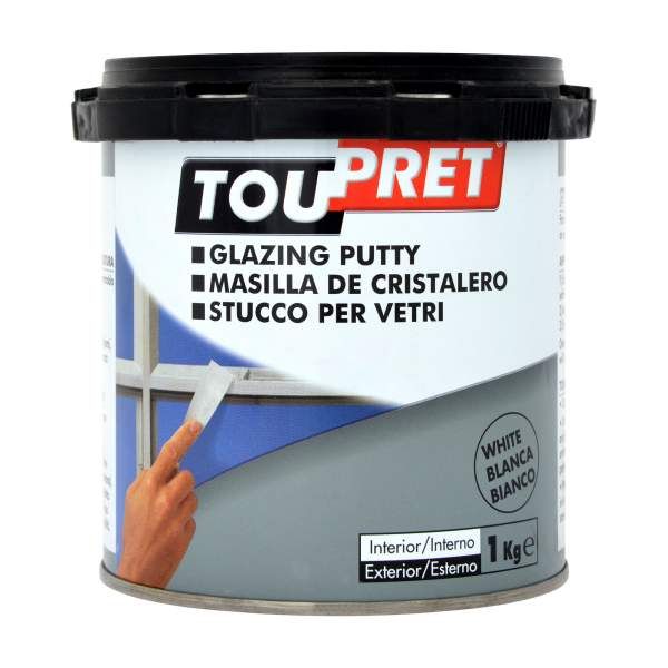 Toupret Glazing Putty White 1kg (MABLA01GBEP) - Image 1
