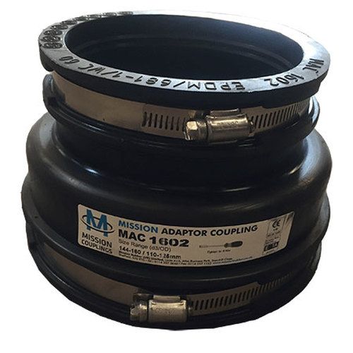 Mission Rubber MAC1602 Rubber Coupling 144-160 / 110-125mm - Image 1
