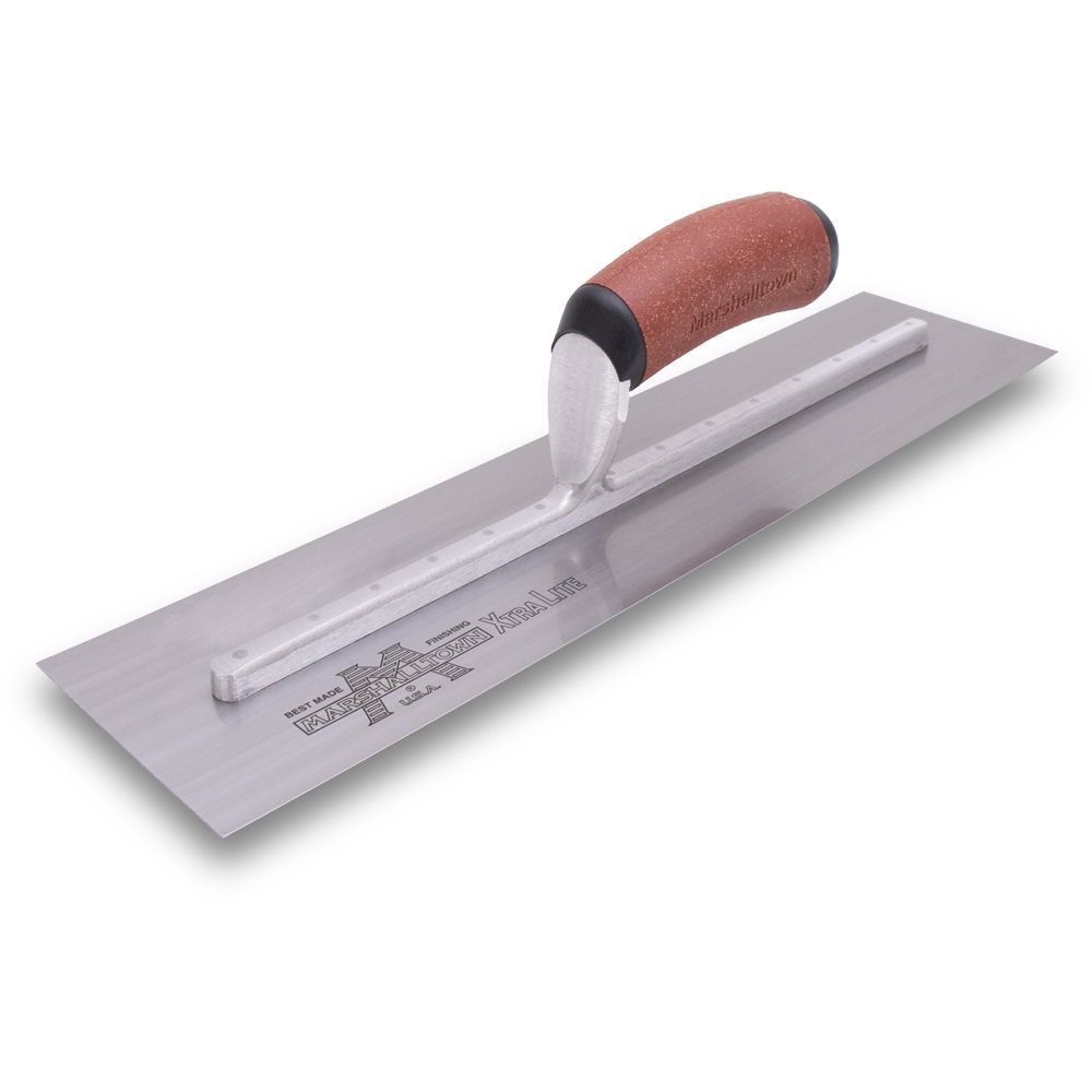 Marshalltown 18 X 4 1/2 SS Finishing Trowel DuraSoft - Image 1