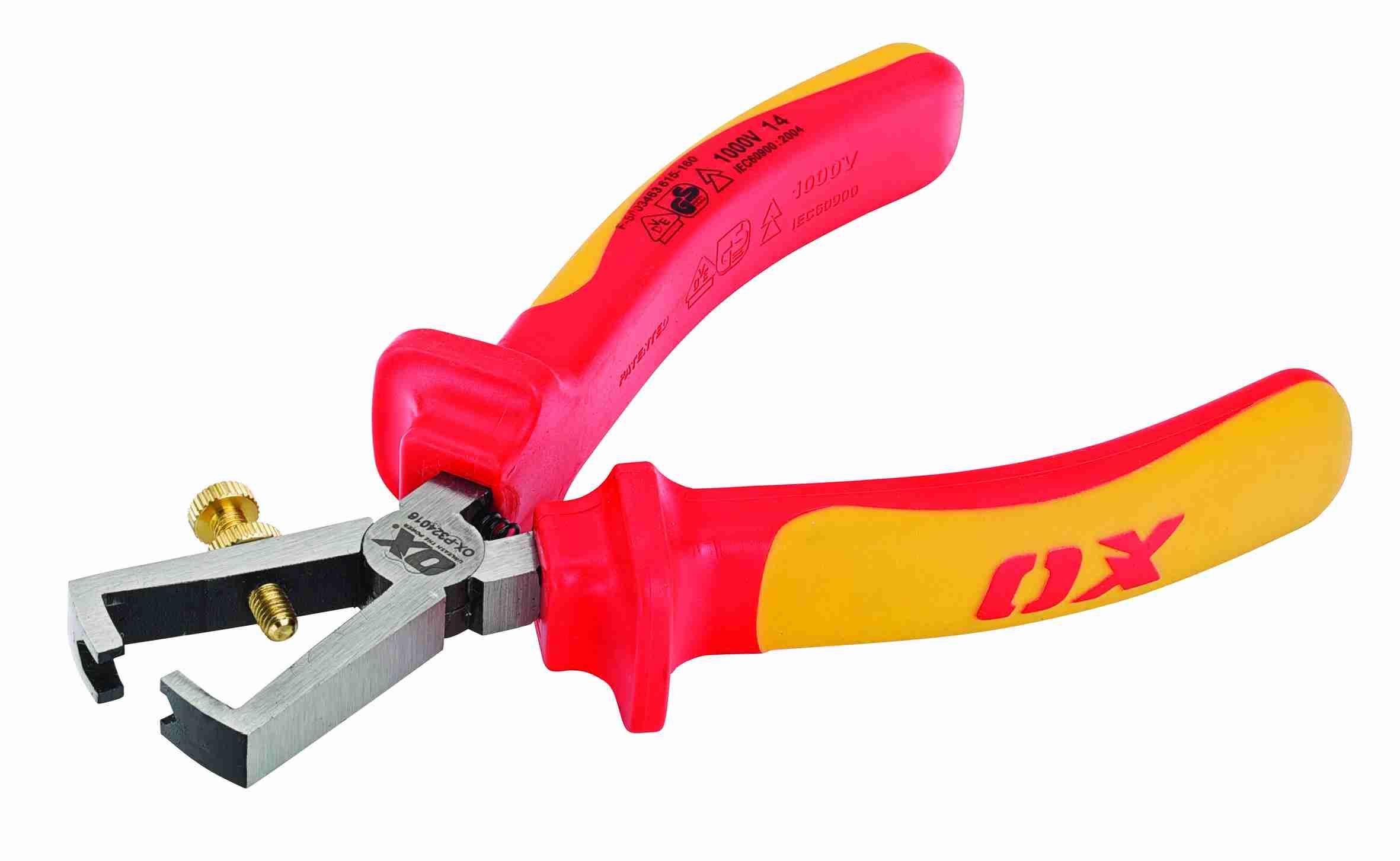 Ox Pro Vde Wire Stripper Pliers - 160mm 6" - Image 1