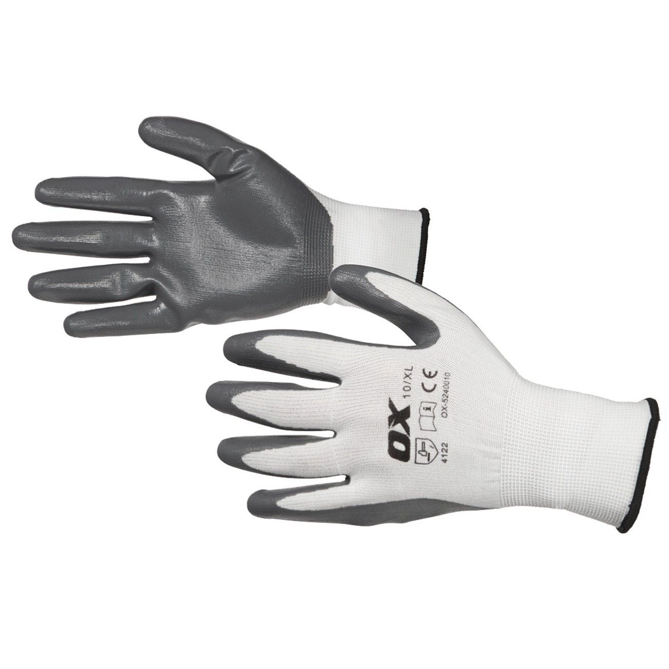 Ox Nitrile Flex Gloves - Size 10 XL - Image 1