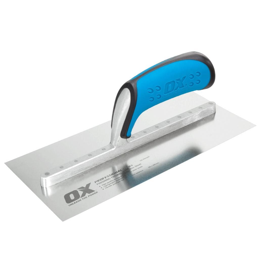 Ox Pro Stainless Steel Plasterers Trowel - 114 X 280mm - Image 1