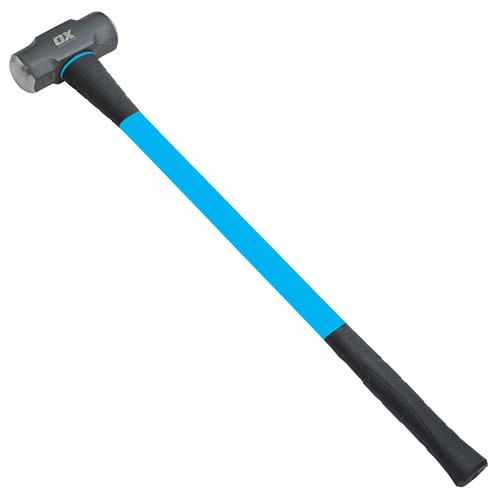 OX Trade Fibreglass Handle Sledge Hammer - 14 lb - Image 1
