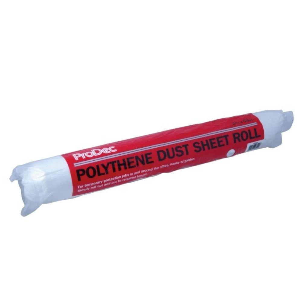 2m x 50m ROLL POLY DUST SHEET - Image 1