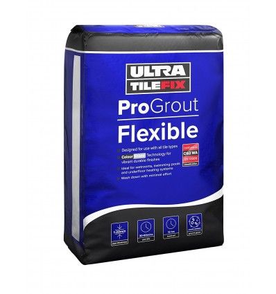 Pro Grout 10Kg Flexible Tile Grout White - Image 1