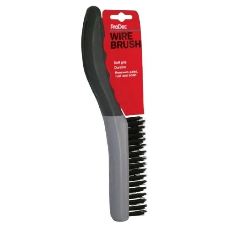 Soft Grip Wire Brush - 10" - Image 1