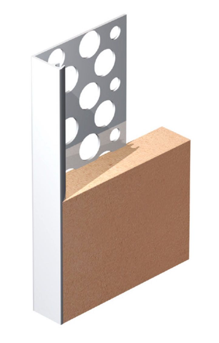 Expamet White Plastic Stop Bead 20mm 3000mm (PSB020F3000) - Image 1