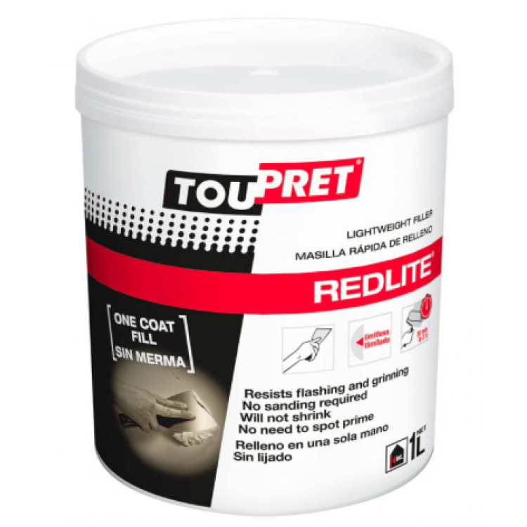 Toupret Redlite Rapid Drying Filler Ready To Use 1L - Image 1