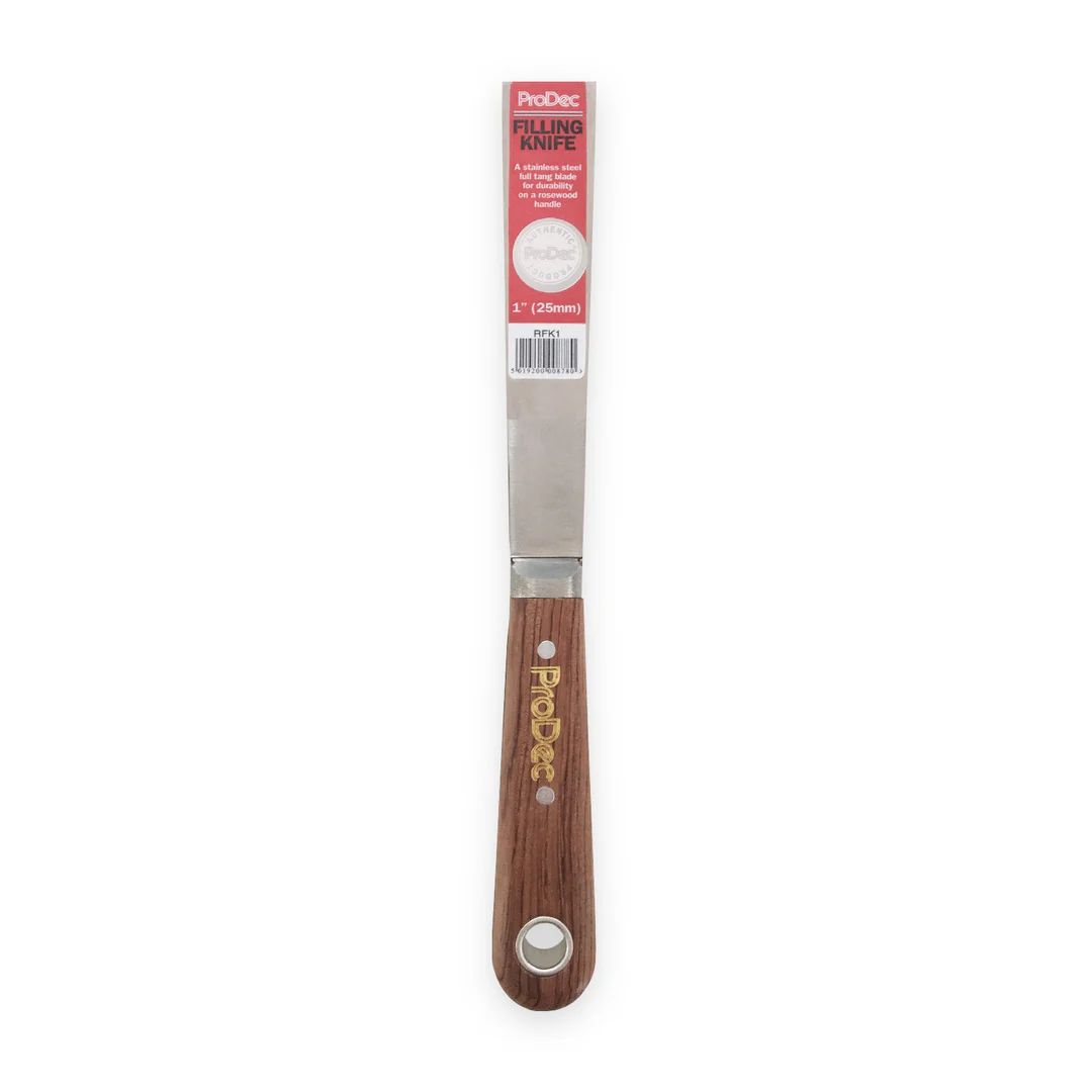 1" FLEXIBLE FILLING KNIFE ROSEWOOD HANDLE - Image 1