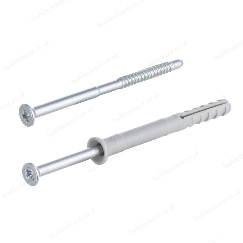 Rawlplug 8x120mm Nylon Hammer Fixing Pk 10 - Image 1