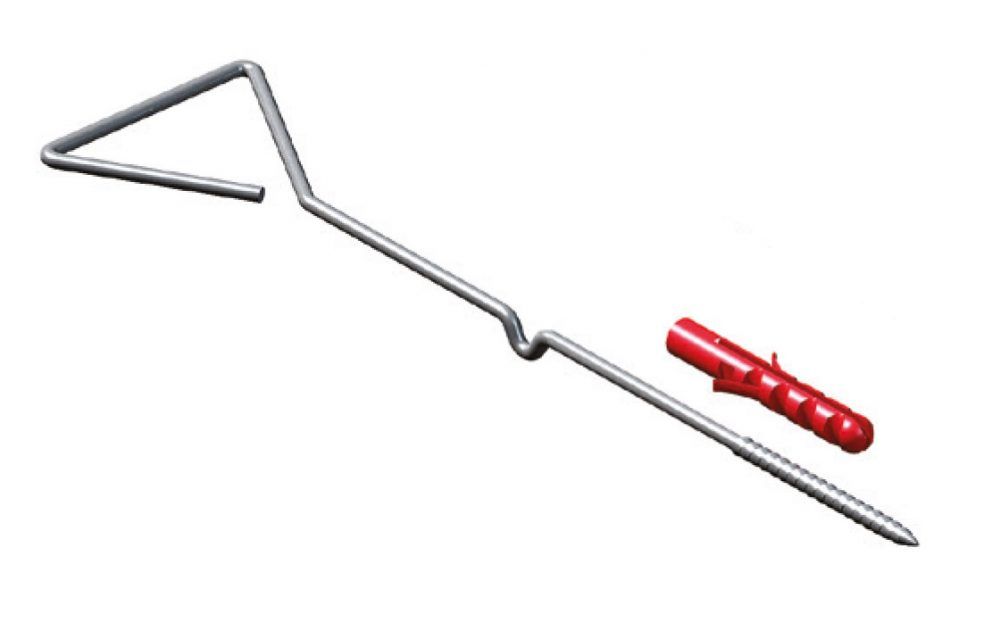Expamet 225mm Screw In Cavity Tie S/S With V Dip - Image 1
