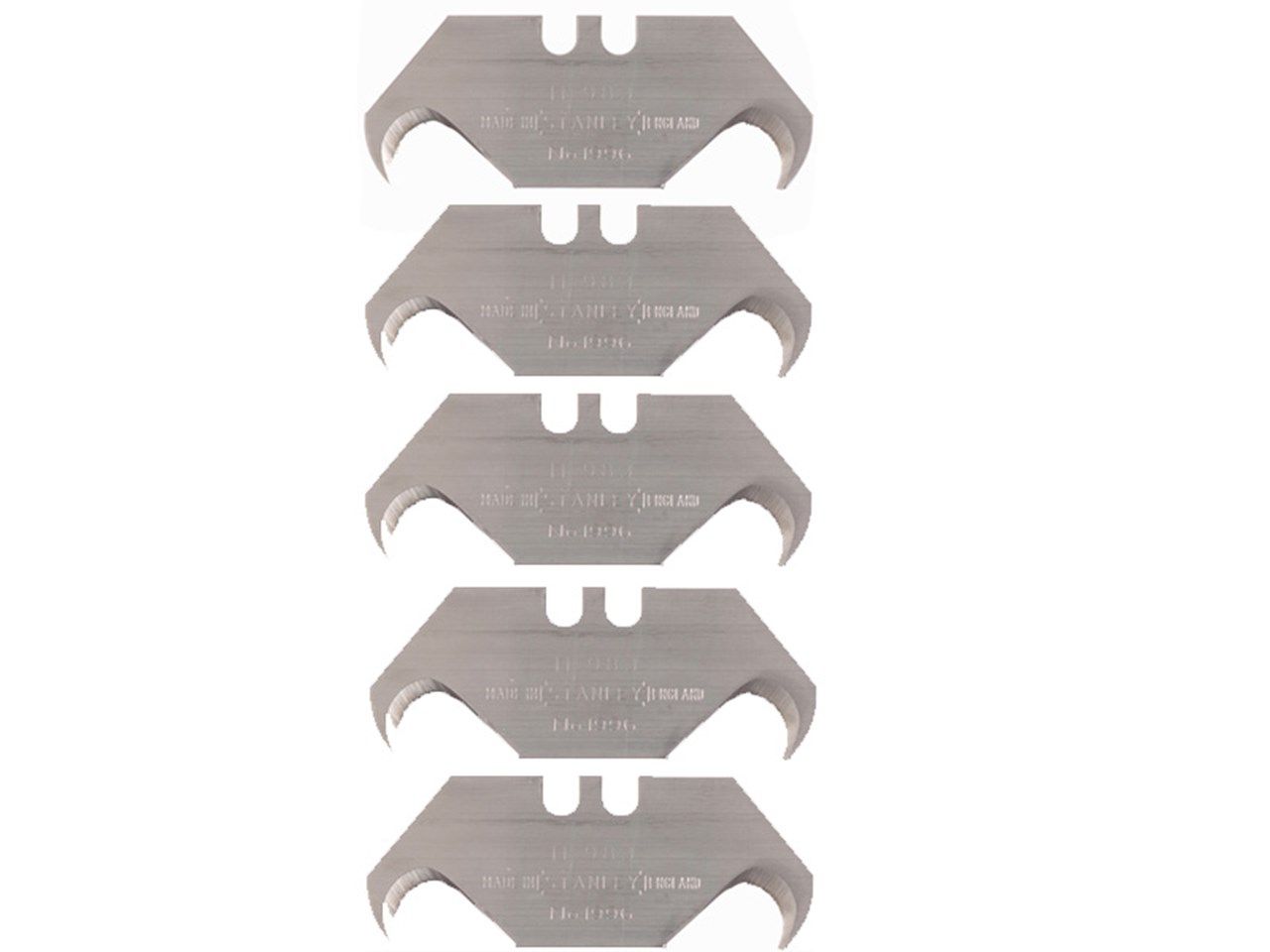 STANLEY 1996B (5) KNIFE BLADES HOOKED 0-11-983. - Image 1