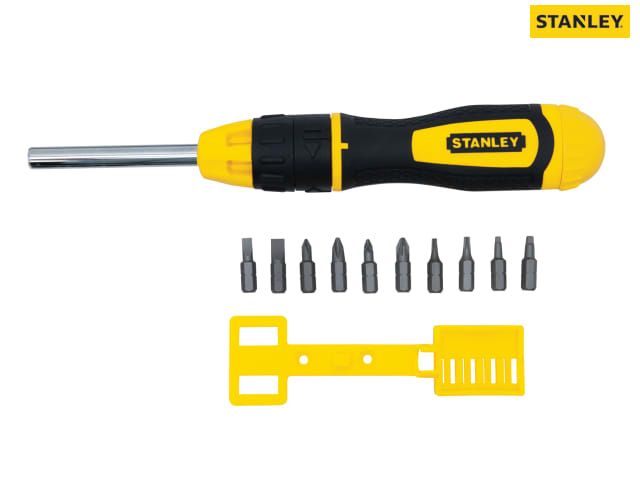 STANLEY MULTIBIT RATCHET Screw Driver & BITS 068010 - Image 1