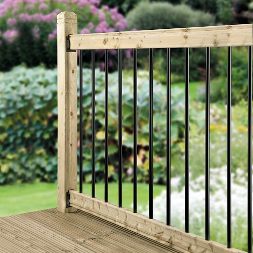 Cheshire Iron Deck Traditional Metal Balusters (Pack of 15) - Image 1
