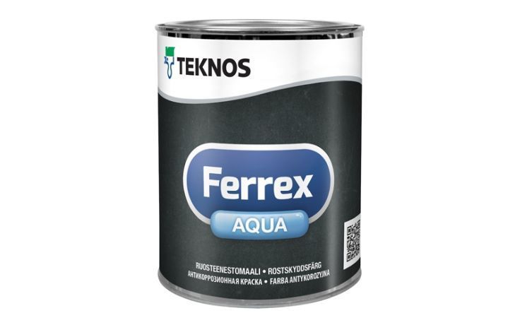 Teknos Ferrex Aqua Rust Protection - White 0.9L - Image 1