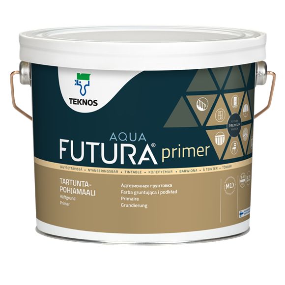 Teknos Futura Aqua Primer White Primer 9L - Image 1