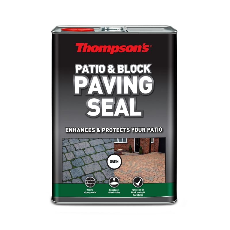 Thompsons Patio & Block Paving Seal - Satin 5L - Image 1