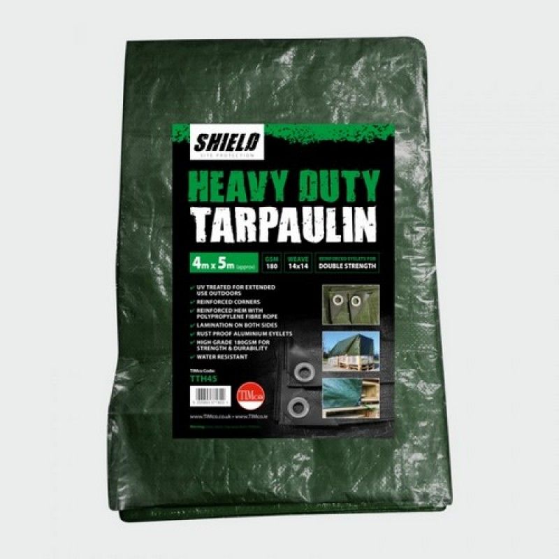 Timco Shield Heavy Duty Tarpaulin 4 x 5M - Image 1
