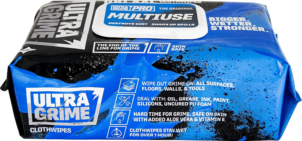 5900 Uniwipe Ultragrime Pack 100 Huge Wipes - Image 1