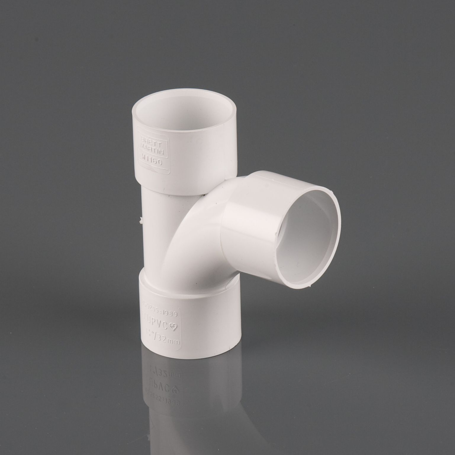 W2160WP - 40mm Swept Tee 92.5 Deg - Solvent Weld - Image 1